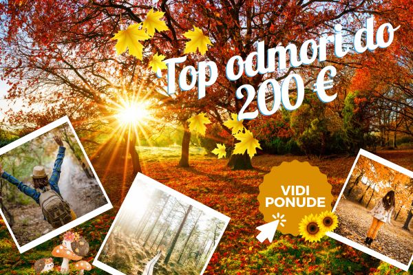 Jesenski odmori do 200 eura